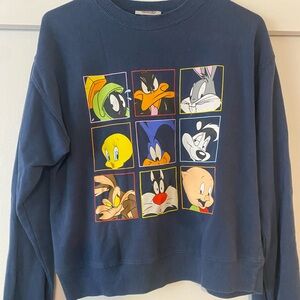 Warner Bros. Looney Tunes Blue Sweatshirt
